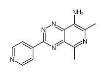 5,7-dimethyl-3-pyridin-4-ylpyrido[3,4-e][1,2,4]triazin-8-amine Structure