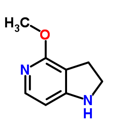 1H-Pyrrolo[3,2-c]pyridine, 2,3-dihydro-4-Methoxy-结构式