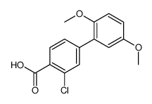 2-chloro-4-(2,5-dimethoxyphenyl)benzoic acid Structure