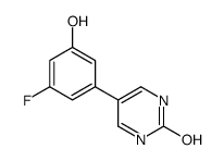 5-(3-fluoro-5-hydroxyphenyl)-1H-pyrimidin-2-one Structure