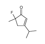 2-Cyclopenten-1-one,5-fluoro-5-methyl-3-(1-methylethyl)-(9CI) picture