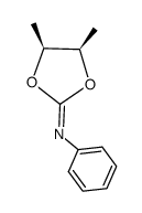 cis-2-(phenylimino)-4,5-dimethyl-1,3-dioxolane结构式