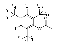 2,4,6-tris(methyl-d3)phenyl-3,5-d2acetate Structure