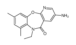 3-amino-6-ethyl-7,9-dimethylpyrido[2,3-b][1,5]benzoxazepin-5-one结构式