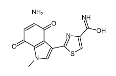 2-(5-amino-1-methyl-4,7-dioxoindol-3-yl)-1,3-thiazole-4-carboxamide Structure