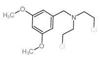 Benzenemethanamine, N,N-bis(2-chloroethyl)-3,5-dimethoxy-结构式