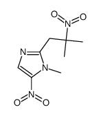 1-methyl-2-(2-methyl-2-nitropropyl)-5-nitroimidazole Structure