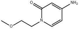 4-Amino-1-(2-methoxyethyl)pyridin-2(1H)-one结构式