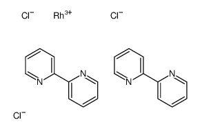 chloriderhodium(1+),bis(2,2'-bipyridine-kn1,kn1')dichloro- structure