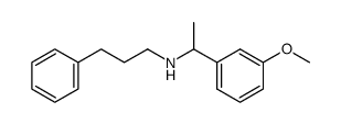 N-(3-phenylpropyl)-1-(3-methoxyphenyl)ethylamine Structure