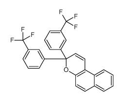 3,3-bis[3-(trifluoromethyl)phenyl]benzo[f]chromene Structure