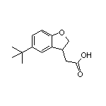 5-(tert-Butyl)-2,3-dihydrobenzofuran-3-acetic Acid Structure