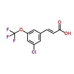 3-CHLORO-5-(TRIFLUOROMETHOXY)CINNAMIC ACID图片