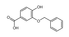 3-(Benzyloxy)-4-hydroxybenzoic acid structure