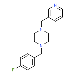 1-(4-fluorobenzyl)-4-(3-pyridylmethyl)piperazine picture