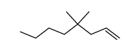 4,4-dimethyl-oct-1-ene Structure