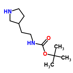 2-(吡咯烷-3-基)乙基氨基甲酸叔丁酯图片