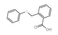 2-苯基硫甲基苯甲酸结构式