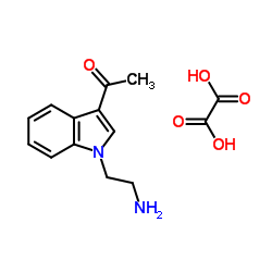 1-[1-(2-Aminoethyl)-1H-indol-3-yl]ethanone ethanedioate (1:1) Structure