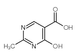 4-羟基-2-甲基嘧啶-5-羧酸结构式