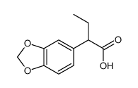 2-Benzo[1,3]dioxol-5-yl-butyric acid结构式