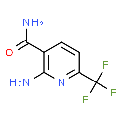 2-Amino-6-(trifluoromethyl)nicotinamide结构式