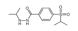 N'-Isopropyl-p-(isopropylsulfonyl)benzhydrazide结构式