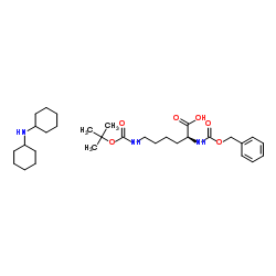 Z-6-叔丁氧羰酰赖氨酸· 二环己基胺盐结构式