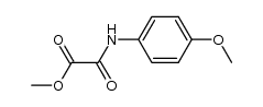 methyl N-(4-methoxyphenyl)oxamate structure