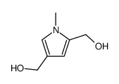 [4-(hydroxymethyl)-1-methyl-pyrrol-2-yl]methanol Structure