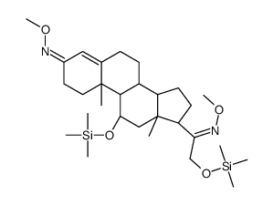 11,21-Bis[(trimethylsilyl)oxy]pregn-4-ene-3,20-dione bis(O-methyloxime ) picture