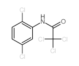 Acetamide,2,2,2-trichloro-N-(2,5-dichlorophenyl)- structure