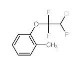 1-(2-chloro-1,1,2-trifluoro-ethoxy)-2-methyl-benzene结构式