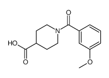 1-(3-methoxybenzoyl)piperidine-4-carboxylic acid picture