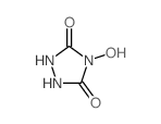 4-hydroxy-1,2,4-triazolidine-3,5-dione Structure