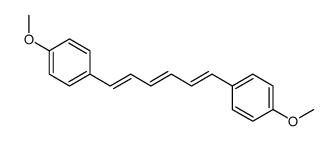 1-methoxy-4-[6-(4-methoxyphenyl)hexa-1,3,5-trienyl]benzene结构式