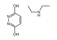 1,2-dihydropyridazine-3,6-dione, compound with diethylamine (1:1)结构式