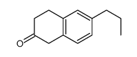 6-propyl-3,4-dihydro-1H-naphthalen-2-one Structure