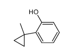 2-(1-methylcyclopropyl)phenol结构式