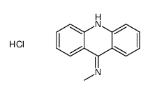 N-methylacridin-9-amine,hydrochloride结构式