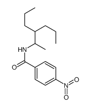 4-nitro-N-(3-propylhexan-2-yl)benzamide Structure