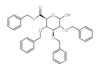 2,3,4-三-O-苄基-D-葡萄糖醛酸苄酯结构式