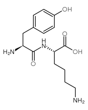 h-tyr-lys-oh Structure