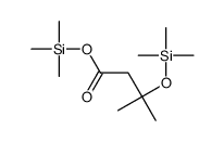 3-[(Trimethylsilyl)oxy]isovaleric acid trimethylsilyl ester结构式