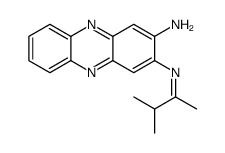 3-(3-methylbutan-2-ylideneamino)phenazin-2-amine结构式