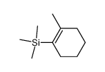 (2-methyl-1-cyclohexen-1-yl)trimethylsilane Structure