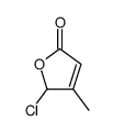 5-Chloro-4-methyl-2(5H)-furanone结构式