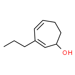 2,4-Cycloheptadien-1-ol, 3-propyl- (9CI)结构式