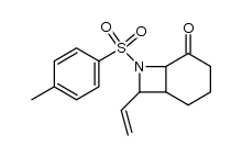 7-tosyl-8-vinyl-7-azabicyclo[4.2.0]octan-5-one结构式