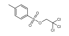 toluene-4-sulfonic acid 2,2,2-trichloro-ethyl ester结构式